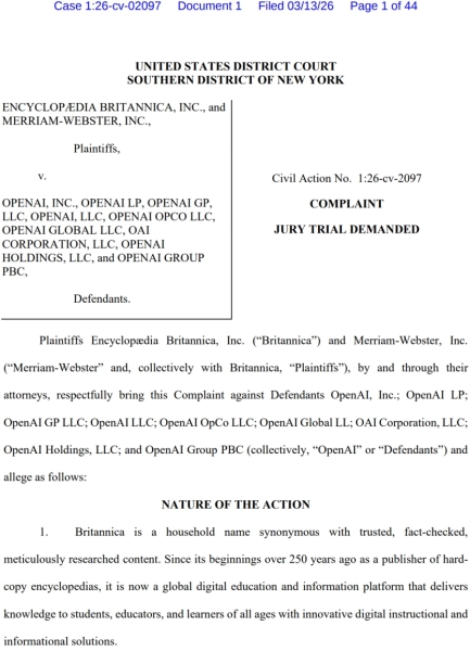 "Британська Енциклопедія" атакує OpenAI: ШІ тренували на авторських правах 4