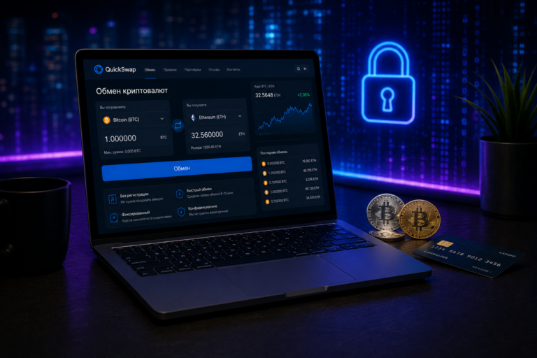 Как безопасно переводить криптовалюту в рубли и наличные с помощью ComCash