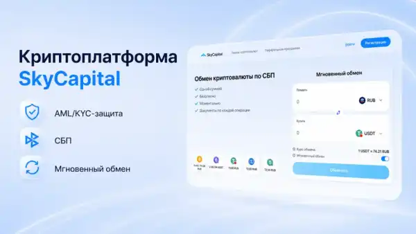 SkyCapital: прозорий криптообмін через СБП – Bits Media