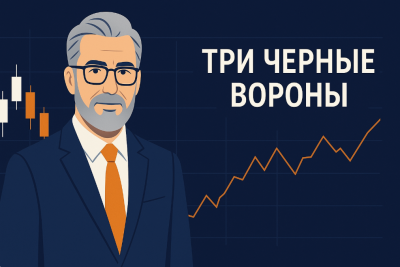 Три чорні ворони у трейдингу: повний посібник для трейдерів
