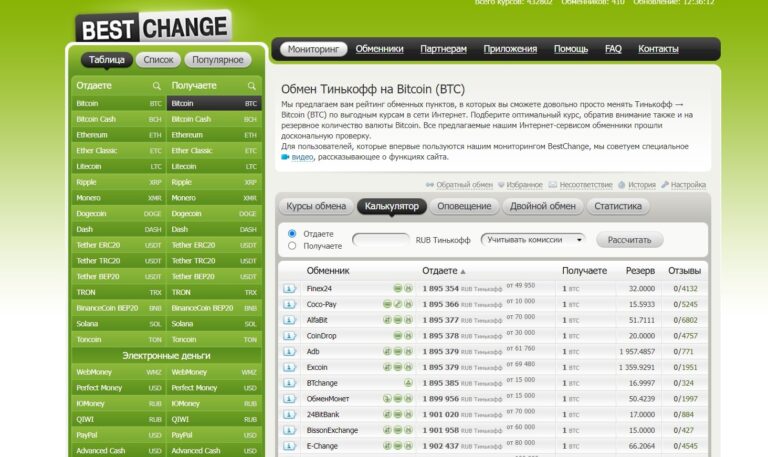 Как купить криптовалюту Bitcoin (BTC), оплатив рублями с карты банка Тинькофф (ТКС)