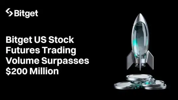 Обсяг торгів ф'ючерсами на акції США на Bitget перевищив $200…