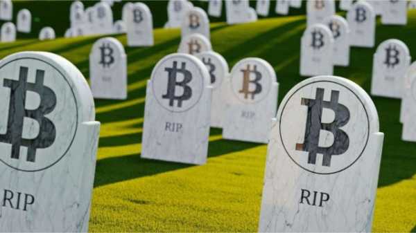 В этом году биткоин похоронили уже семь раз